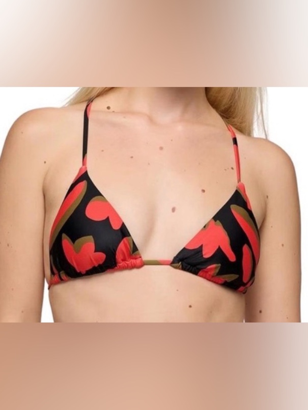 Prana Lahari Rose Fire Indo Disco Bikini Top